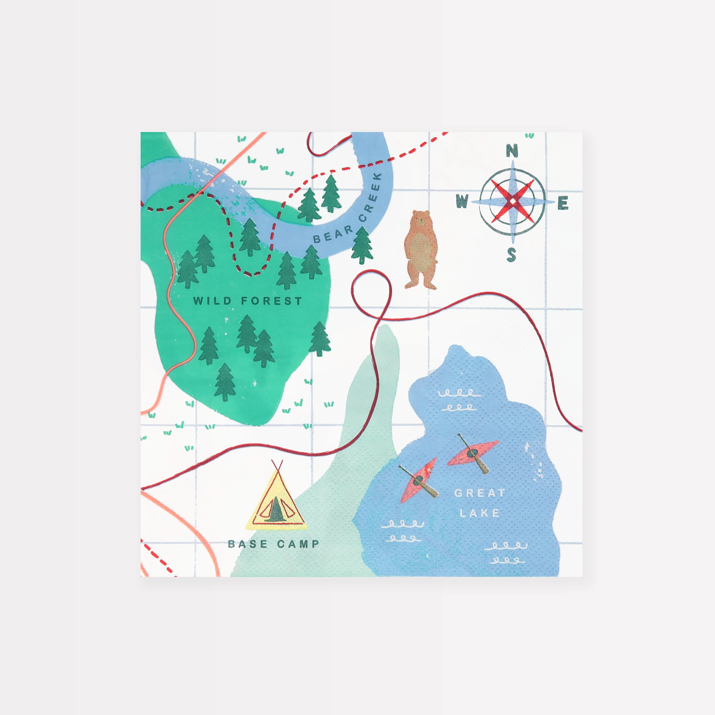 Camping Party Napkins | Meri Meri