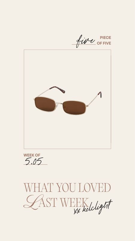 What you loved last week! These sunnies are SO cute from aerie #sunglasses #aerie 

#LTKbeauty #LTKstyletip #LTKmidsize