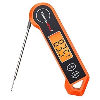 ThermoPro TP19H Digital Meat Thermometer for Cooking with Ambidextrous Backlit and Motion Sensing... | Amazon (US)
