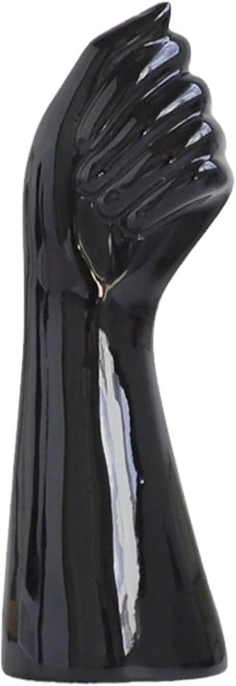 Human Body Vase,Small Flower Vase,Black Ceramic Vase,Hand Vase,Modern Vase for Garden Home Living... | Amazon (US)