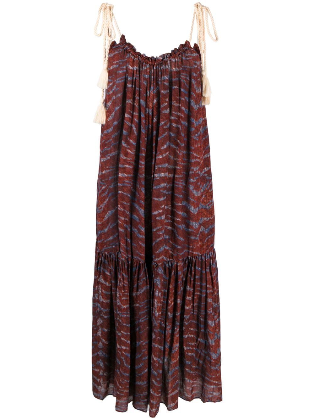 Cari tiger print maxi dress | Farfetch Global