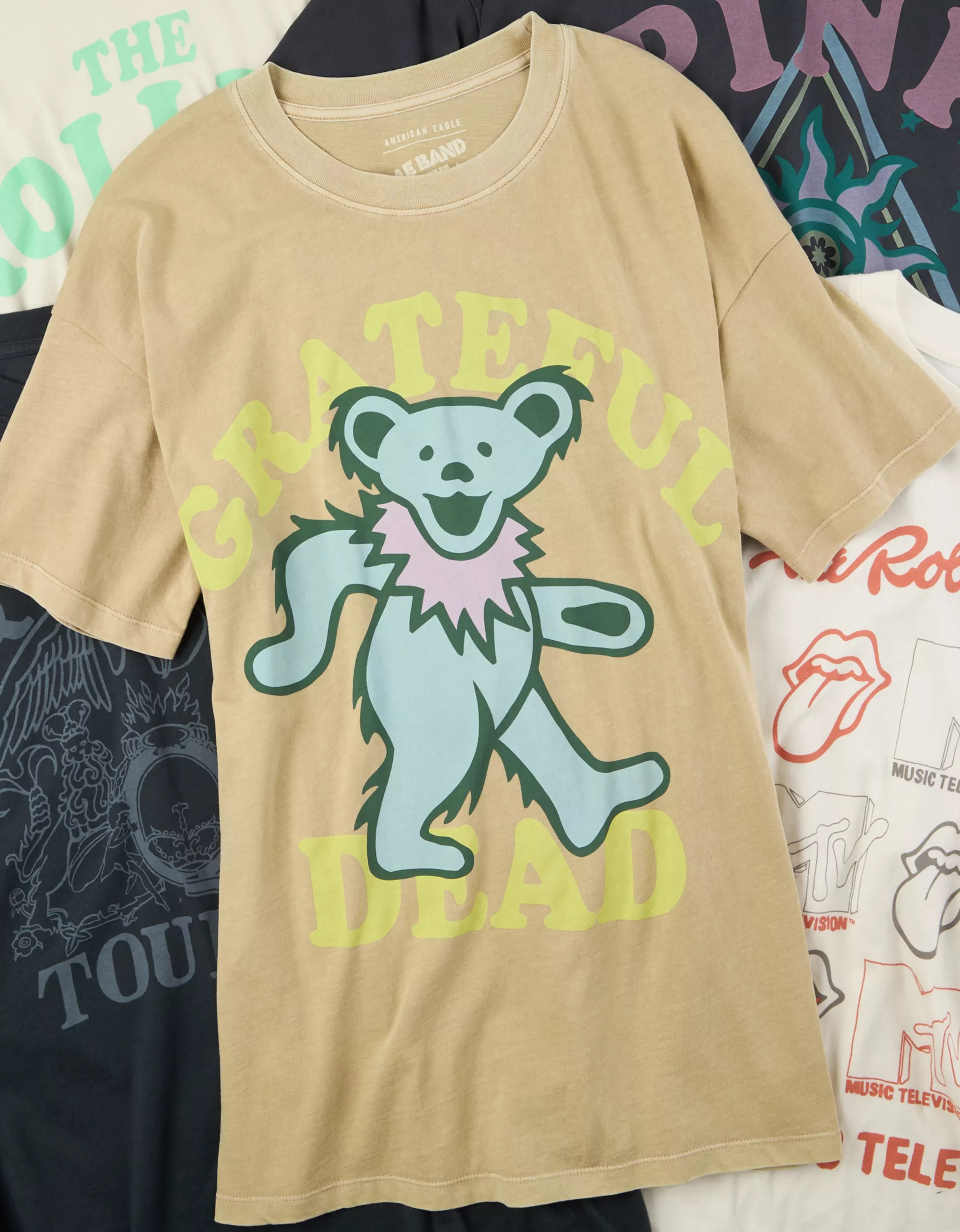 AE Oversized Grateful Dead Graphic Tee | American Eagle Outfitters (US & CA)