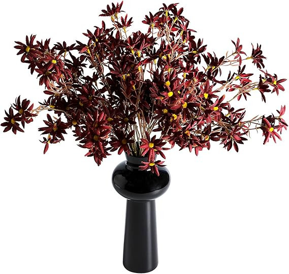 JAKY-Global Fall Flowers Artificial for Decoration Indoor Silk Fake Mums Floral Stems Real Touch ... | Amazon (US)