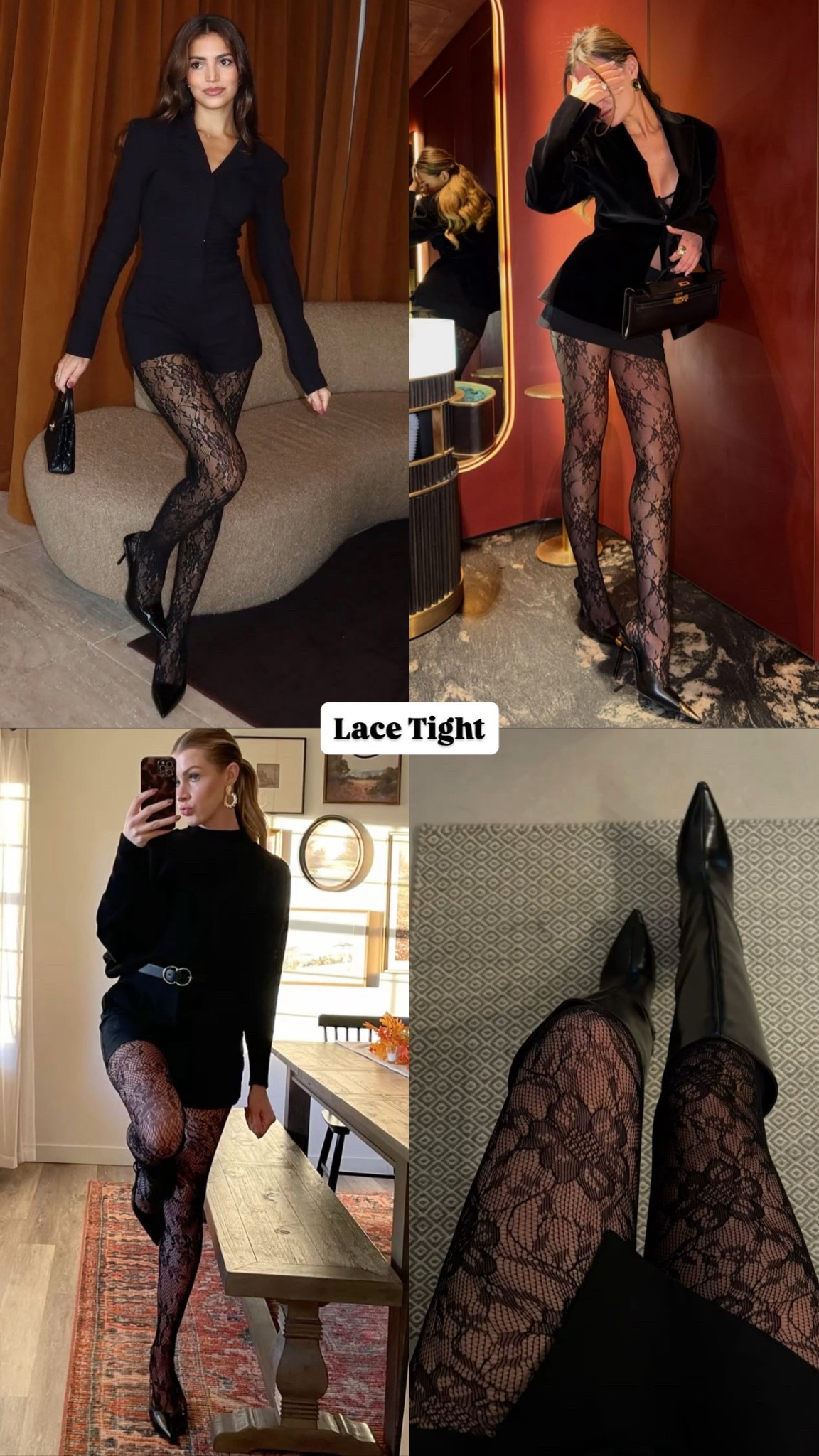 Elevate your look with a touch of lace 🖤 Lace tights turn simple outfits into chic statements. #LaceTights #FashionInspo #OOTDStyle #TrendAlert2026 #ChicVibes

#LTKSaleAlert #LTKootd #LTKFestival