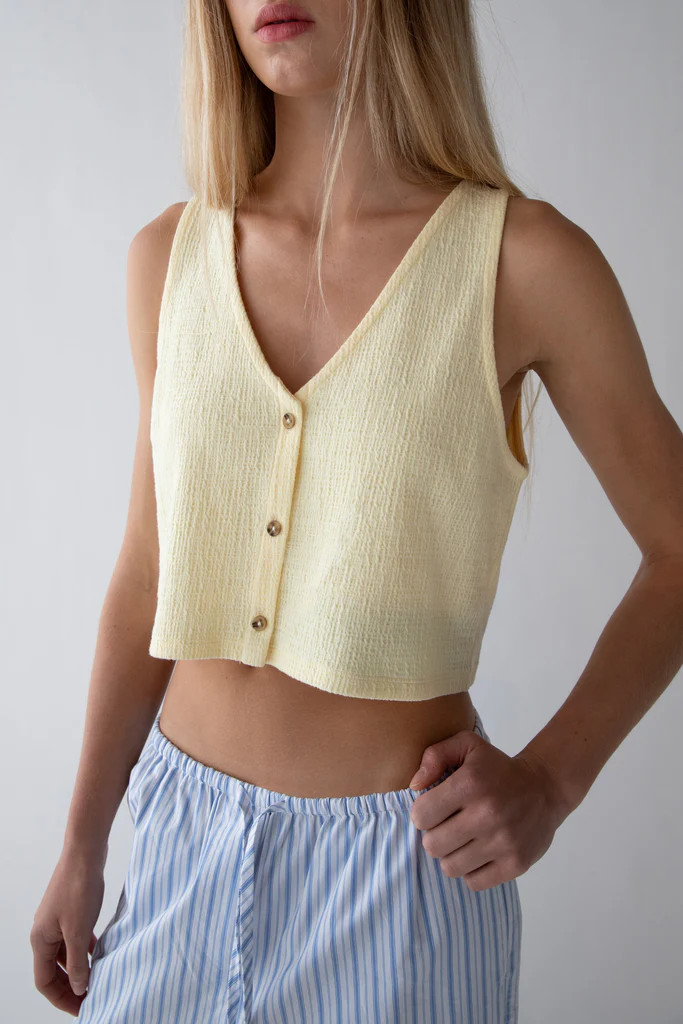 BUTTON FRONT TANK | OAK + FORT
