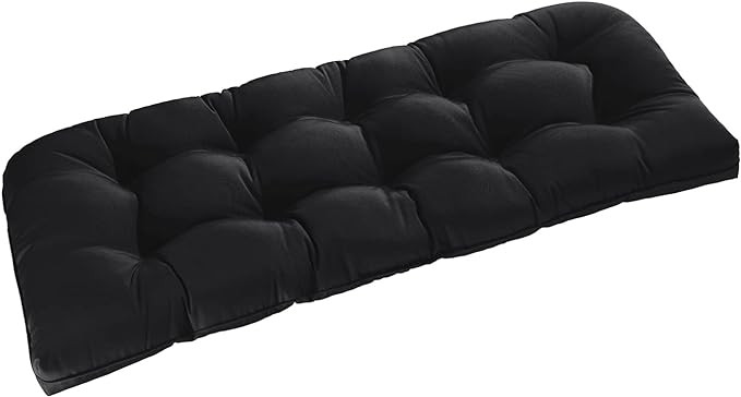 downluxe Outdoor Chair Cushions, Waterproof Tufted Overstuffed U-Shaped Memory Foam Bench Cushion... | Amazon (US)