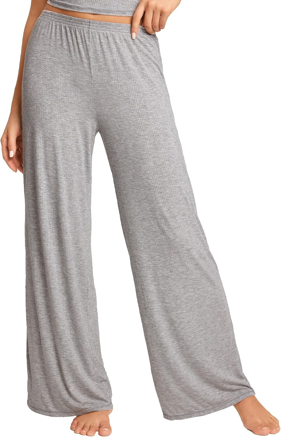 Natrelax Modal Ribbed Pajamas Pants | Amazon (US)