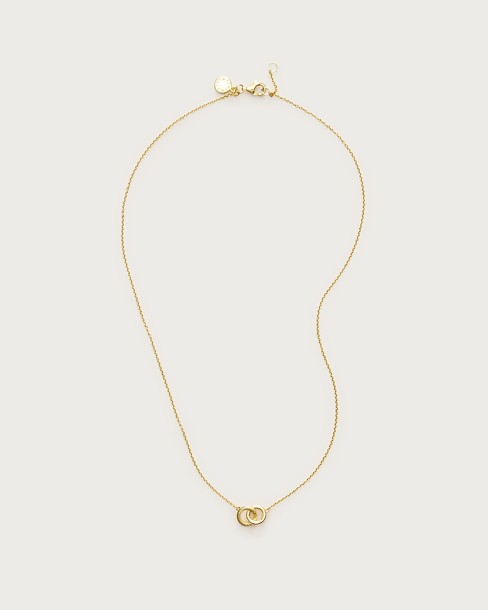 Gold vermeil door knocker necklace | J. Crew US