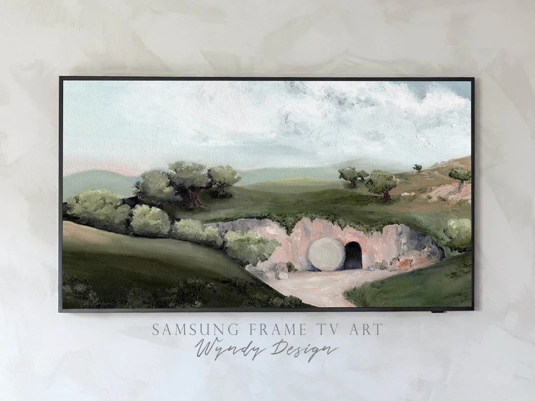 Samsung Frame TV Easter Art: Resurrection Painting (Digital Download) | Etsy (US)