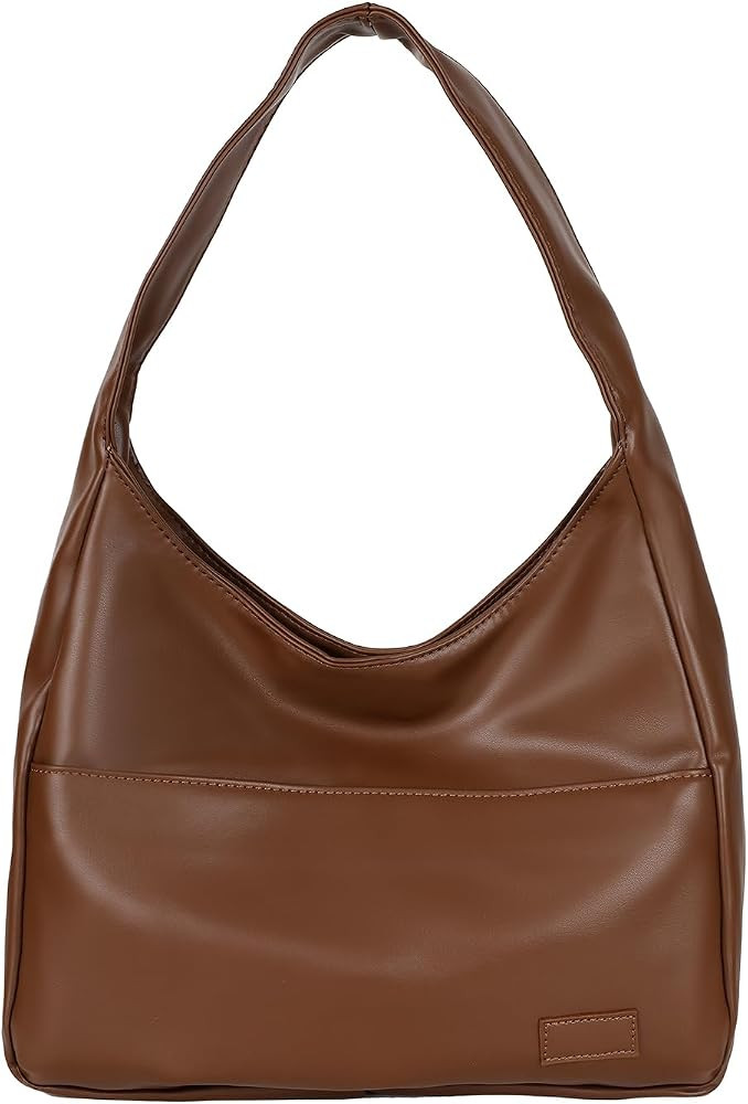 Pocadri Women Tote Handbags Chic Vegan Leather Tote Bag Purse Stylish Casual Trendy Large Soft Sh... | Amazon (US)