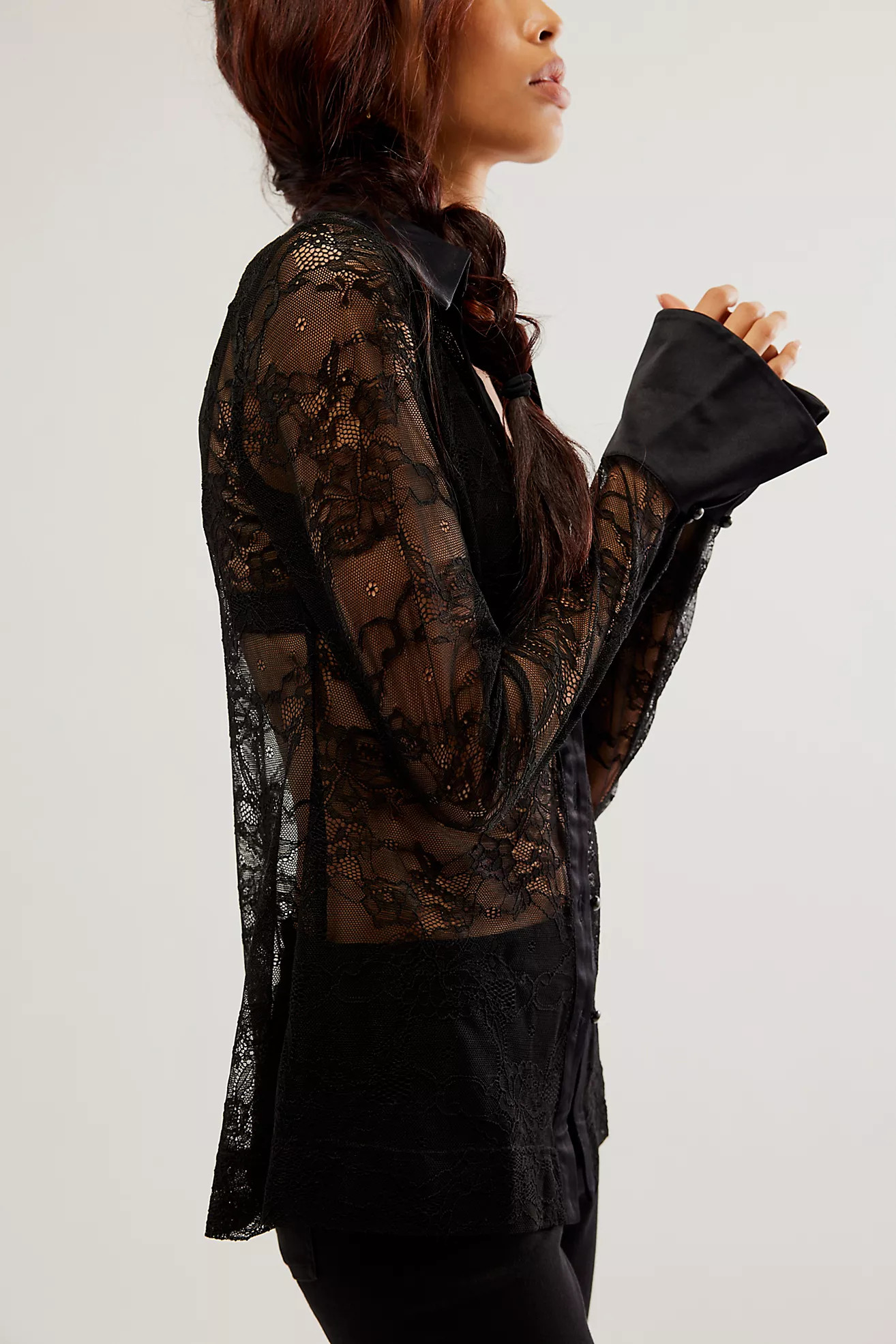 Greta Lace Shirt | Free People (Global - UK&FR Excluded)