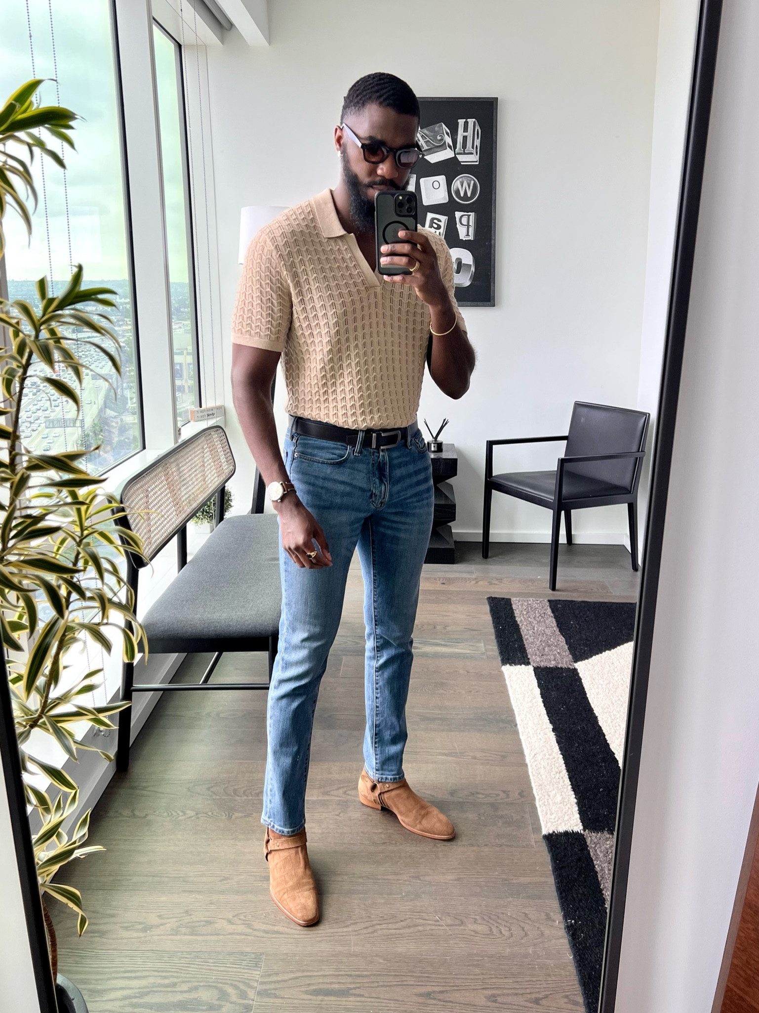 A great way to style a knit polo for an upscale casual vibe.

#LTKhome