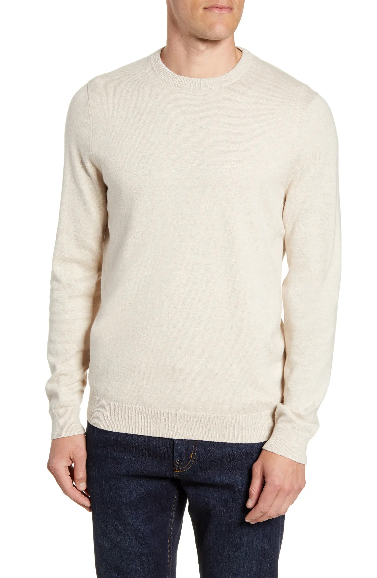 Cotton & Cashmere Crewneck Sweater | Nordstrom