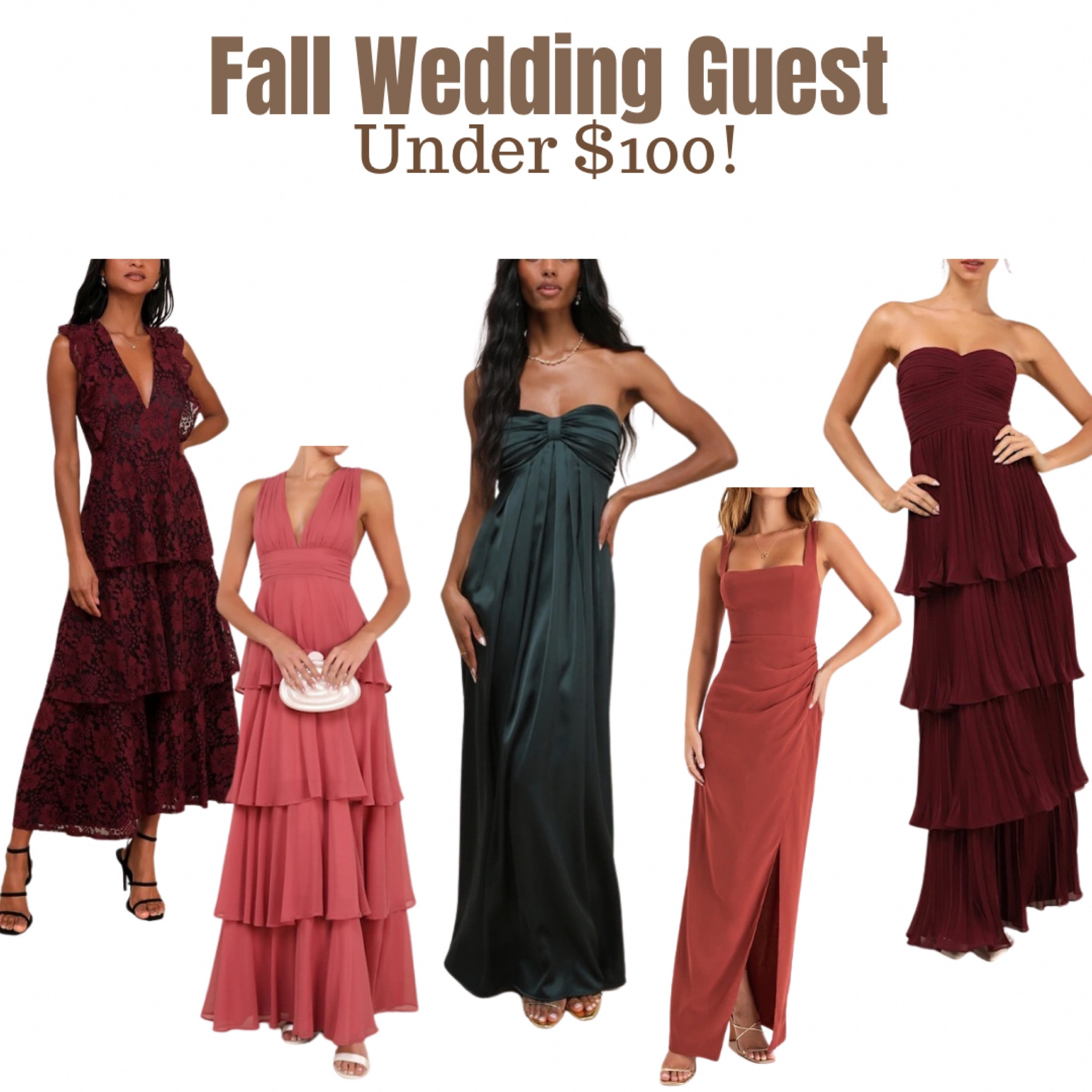 Fall wedding guest under  $100!

Fall wedding 
Fall wedding guest
Wedding guest style
Cocktail party
Black tie 
Cocktail dresses
Fall fashion
Fall style
Fall dresses 


#LTKSeasonal #LTKWedding #LTKParties