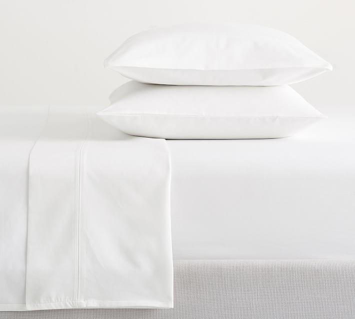700-Thread-Count Sateen Sheet Set | Pottery Barn (US)