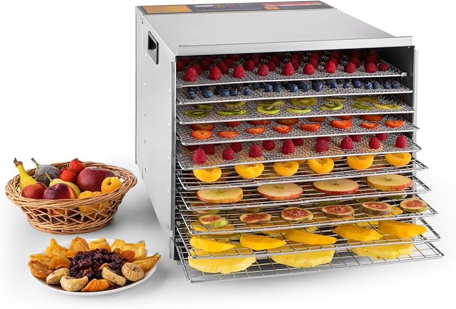 Klarstein Fruit Jerky Pro - Dörrgerät, Dörrautomat, einzeln entnehmbar, einstellbare Temperatu... | Amazon (DE)