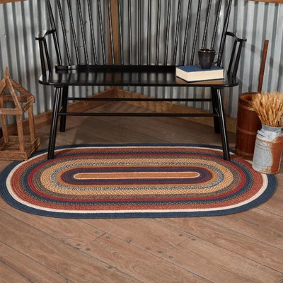 Zhao Jute Rug Oval W/ Pad 36X60 | Wayfair North America