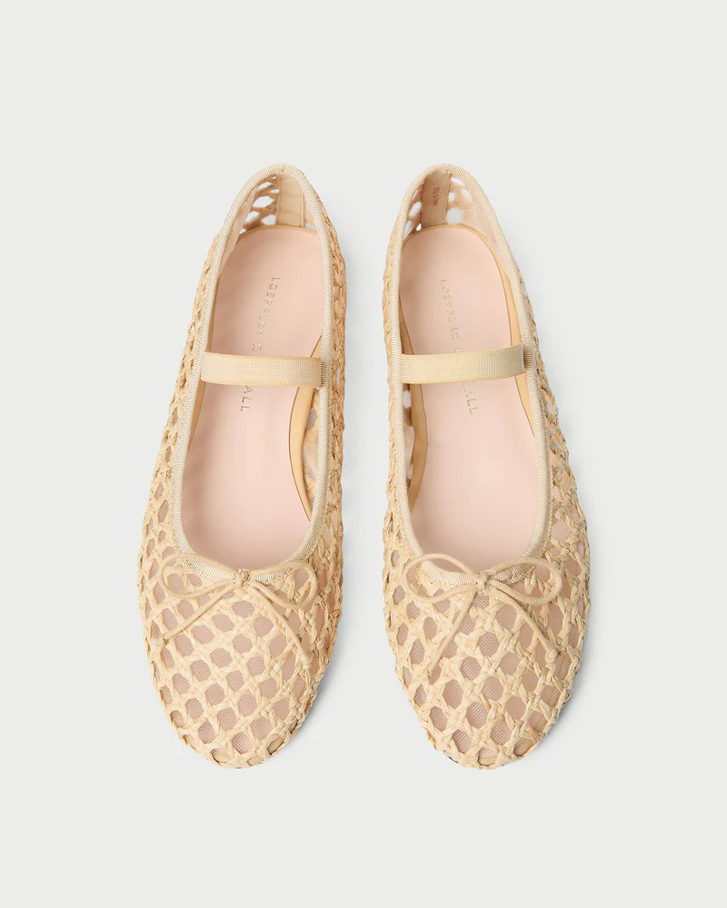 Leonie Natural Crochet Ballet Flat | Loeffler Randall