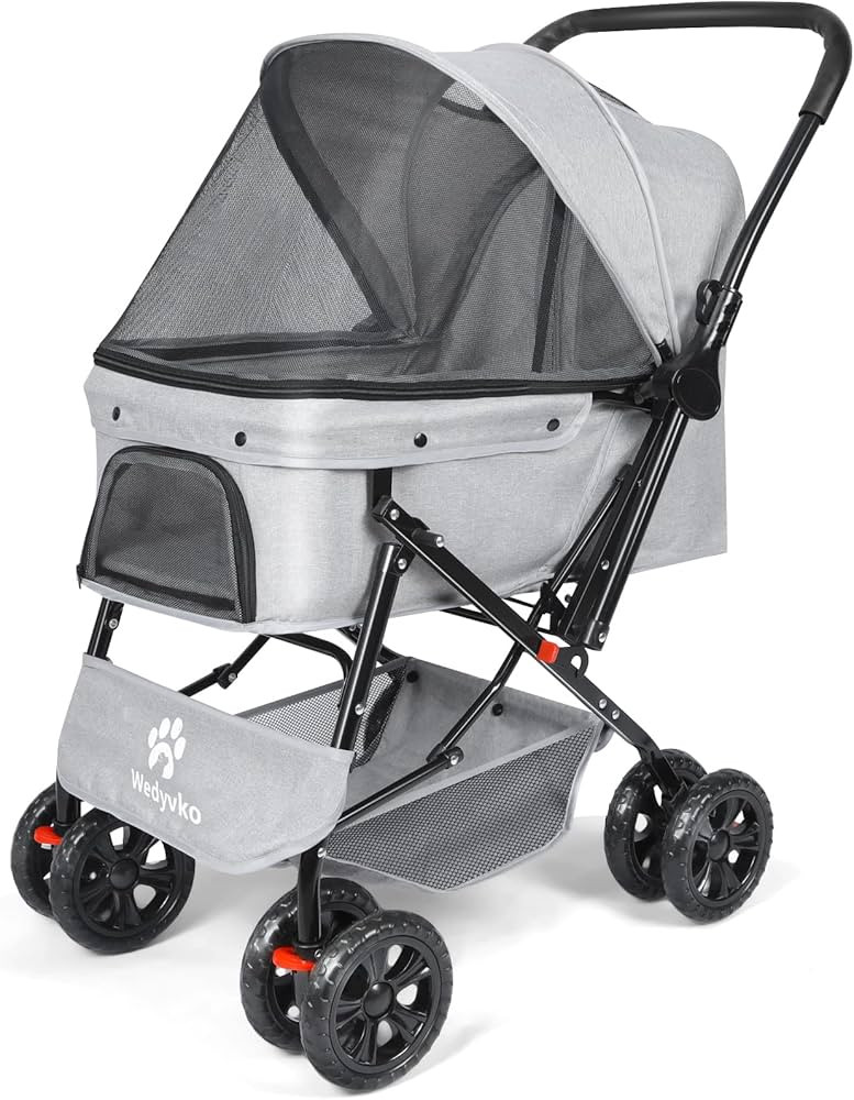 Wedyvko Pet Stroller - Dog Strollers for Medium Dogs and Cats with Reversible Handle, Easy to Wal... | Amazon (US)