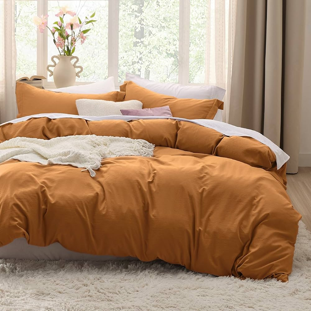 Bedsure Duvet Cover King Size - Soft Prewashed King Duvet Cover Set, 3 Pieces, 1 Duvet Cover 104x... | Amazon (US)