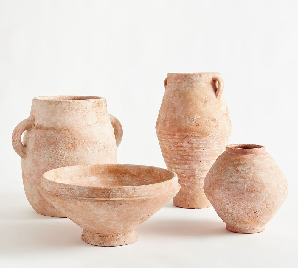 Solis Terracotta Vases | Pottery Barn (US)