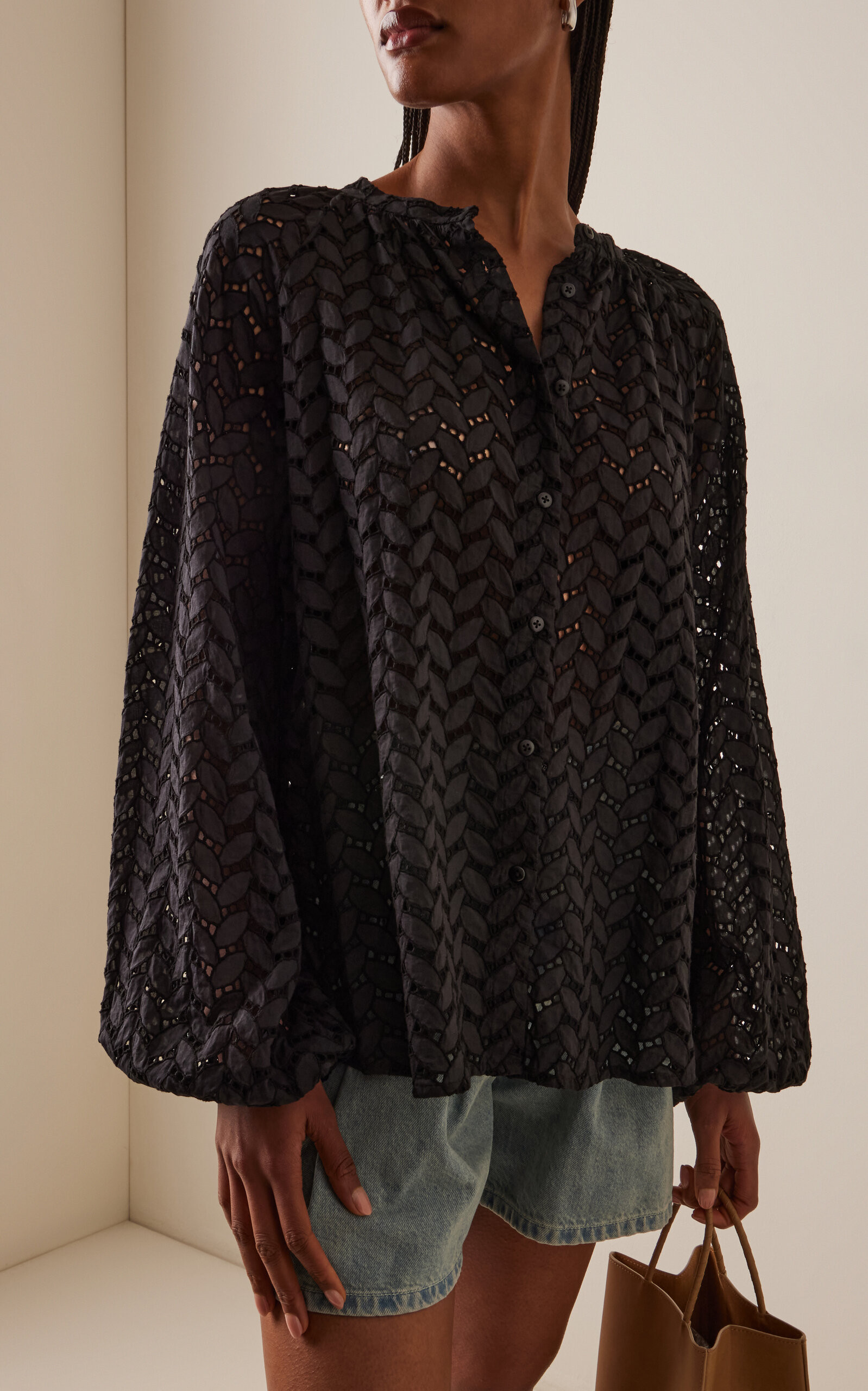 Tiana Cotton Eyelet Top | Moda Operandi (Global)