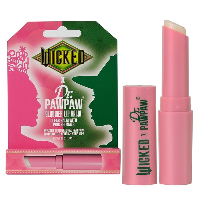 Dr. PawPaw Wicked Glimmer Lip Balm - Moisturizing, Pink Shimmer Tinted Lip Balm for Women - Vegan... | Amazon (US)