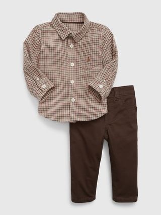 Baby Plaid Outfit Set | Gap (US)