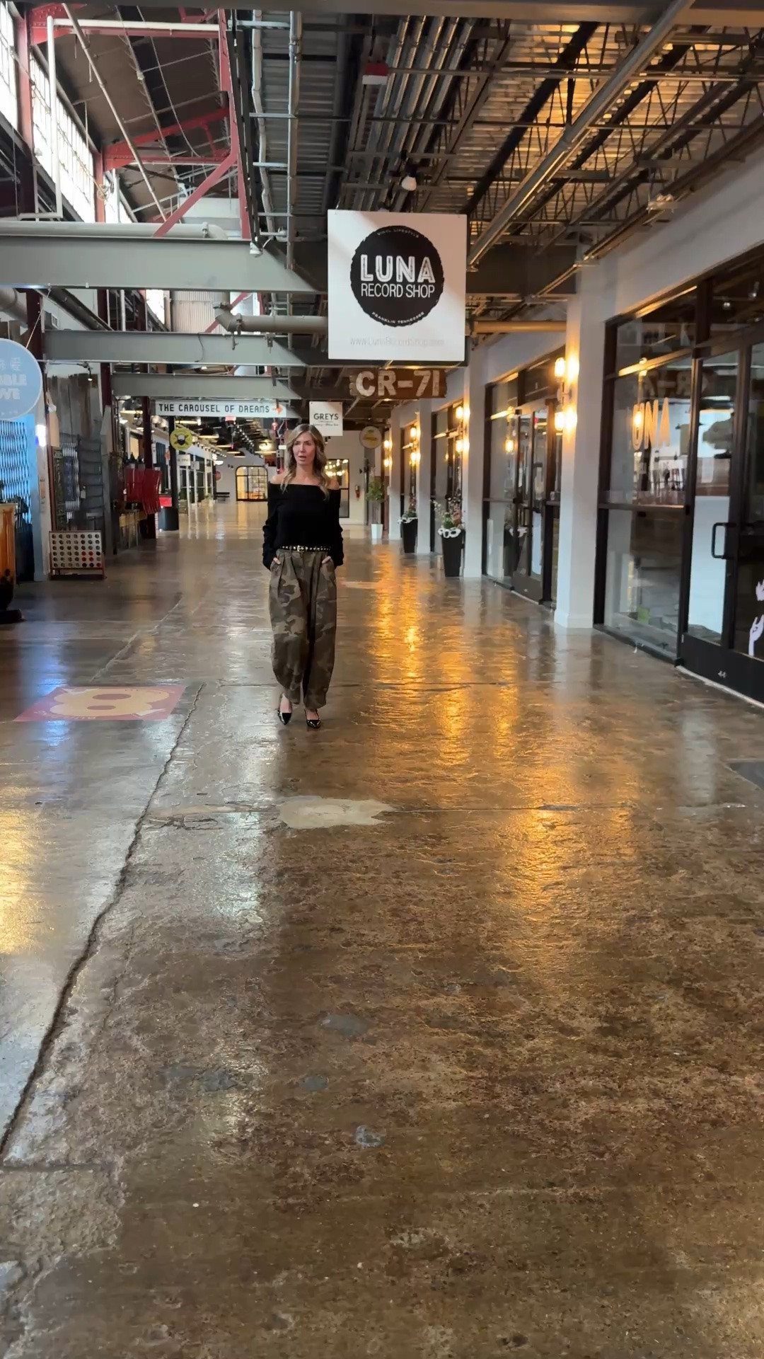 These are the camo pants everyone has been asking about 👇 AllSaints Becca Camo Denim — barrel leg, incredible drape, and way more versatile than you’d think. Linked below!

#LTKootd #LTKmomlife #LTKOver40