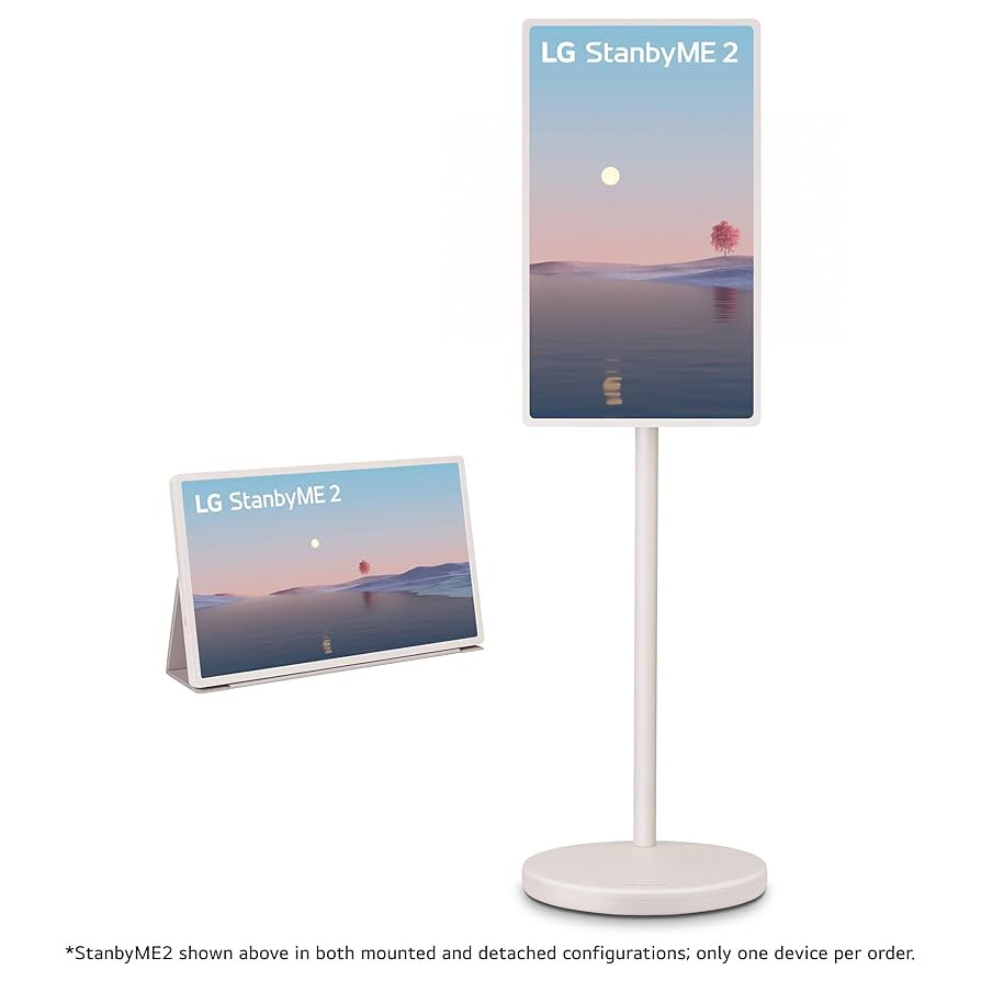 LG 27-Inch StanbyME 2 with Folio Cover, Portable Touch Screen, Dolby Vision, HDR10, Filmmaker Mod... | Amazon (US)