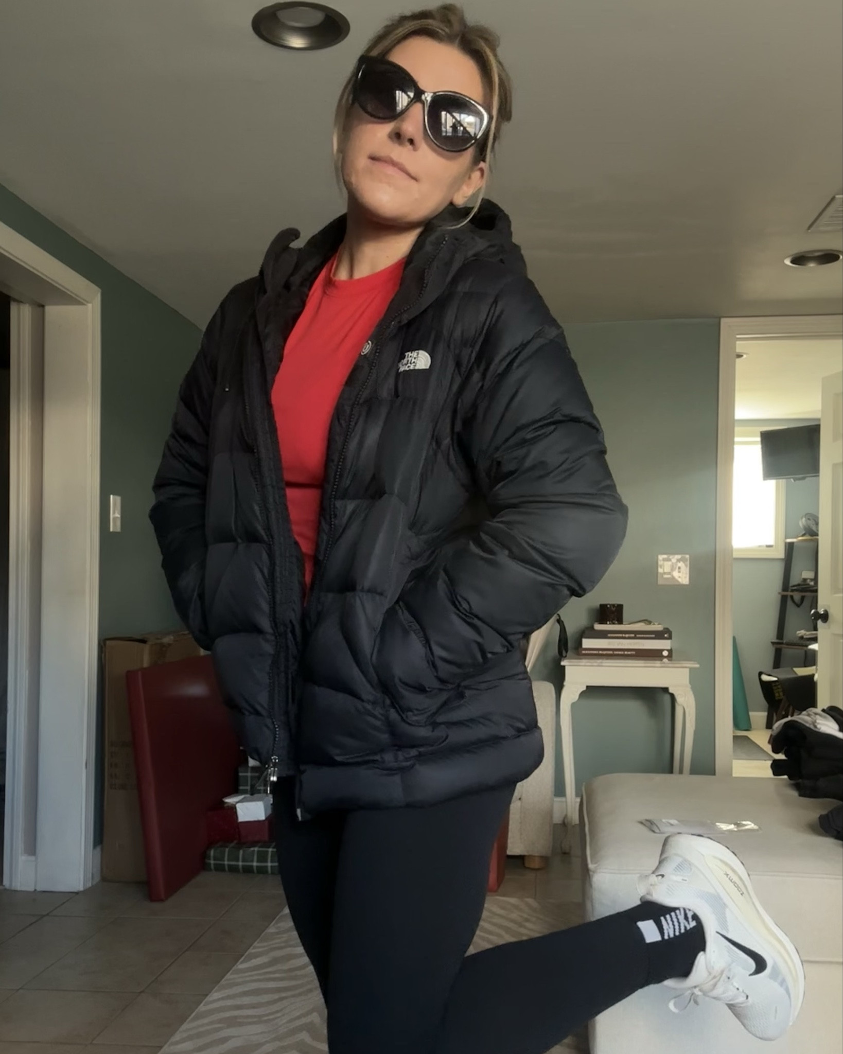 Sometimes adding a touch of red is just what you need to brighten the day, or the workout. NikexSkims Airy collection is my favorite, light weight mesh is easy to wear through a whole workout. 

 

#LTKootd #LTKfitnessgoals #LTKActive