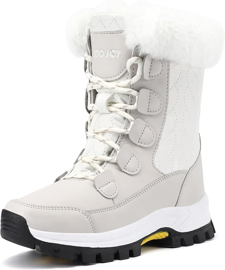 COOJOY Womens Winter Snow Boots Waterproof Shoes Walking Comfortable Hiking Tennis Booties Furry ... | Amazon (US)