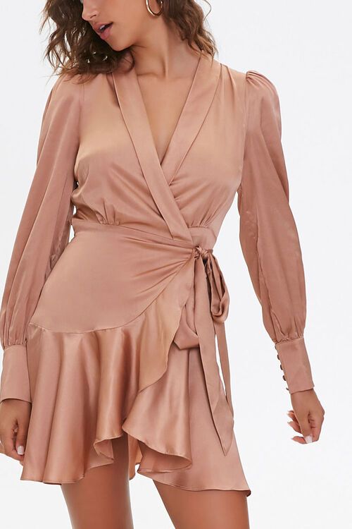 Satin Wrap Dress | Forever 21 (US)