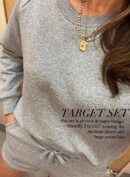 I’m 5’10” wearing the size medium shorts and large top (for an oversized look, normally I wear small in tops). Matching set, two piece set, Target style, casual outfit, cozy outfit, lounge set, mom style, joggers available too. @target #LaidbackLuxeLife

Follow me for more fashion finds, beauty faves, lifestyle, home decor, sales and more! So glad you’re here!! XO, Karma

#LTKstyletip #LTKSeasonal #LTKfindsunder50