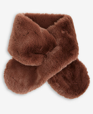I.N.C. International Concepts Faux Fur Pull-Through Scarf, Macy's Exclusive - Macy's | Macy's