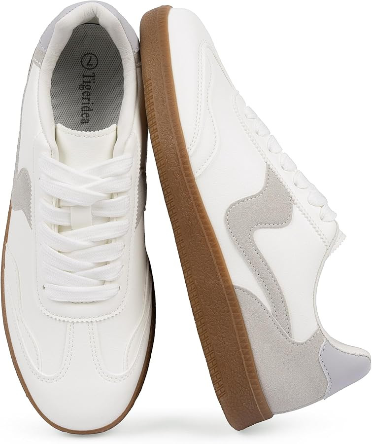 Tigeridea Sneakers for Women Business Casual Tennis Shoes Comfortable Lace up Slip on Women's Fas... | Amazon (US)
