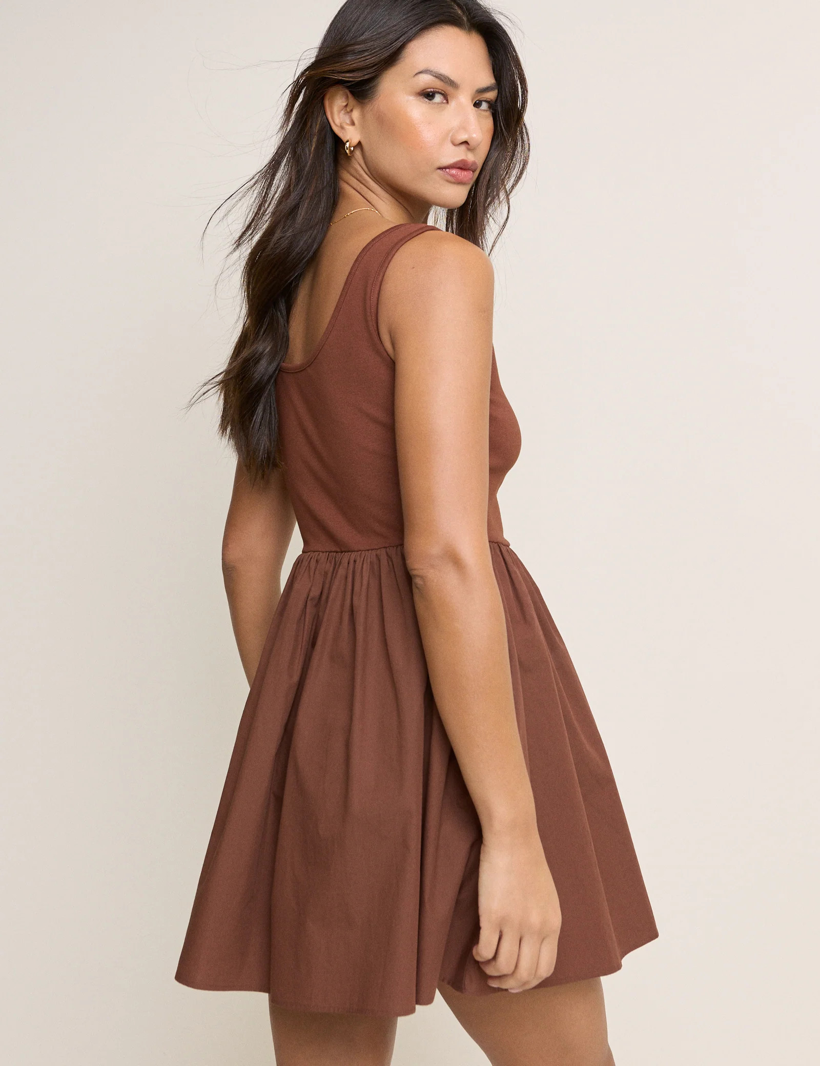 Brown Colorado Mini Dress | Nobody's Child