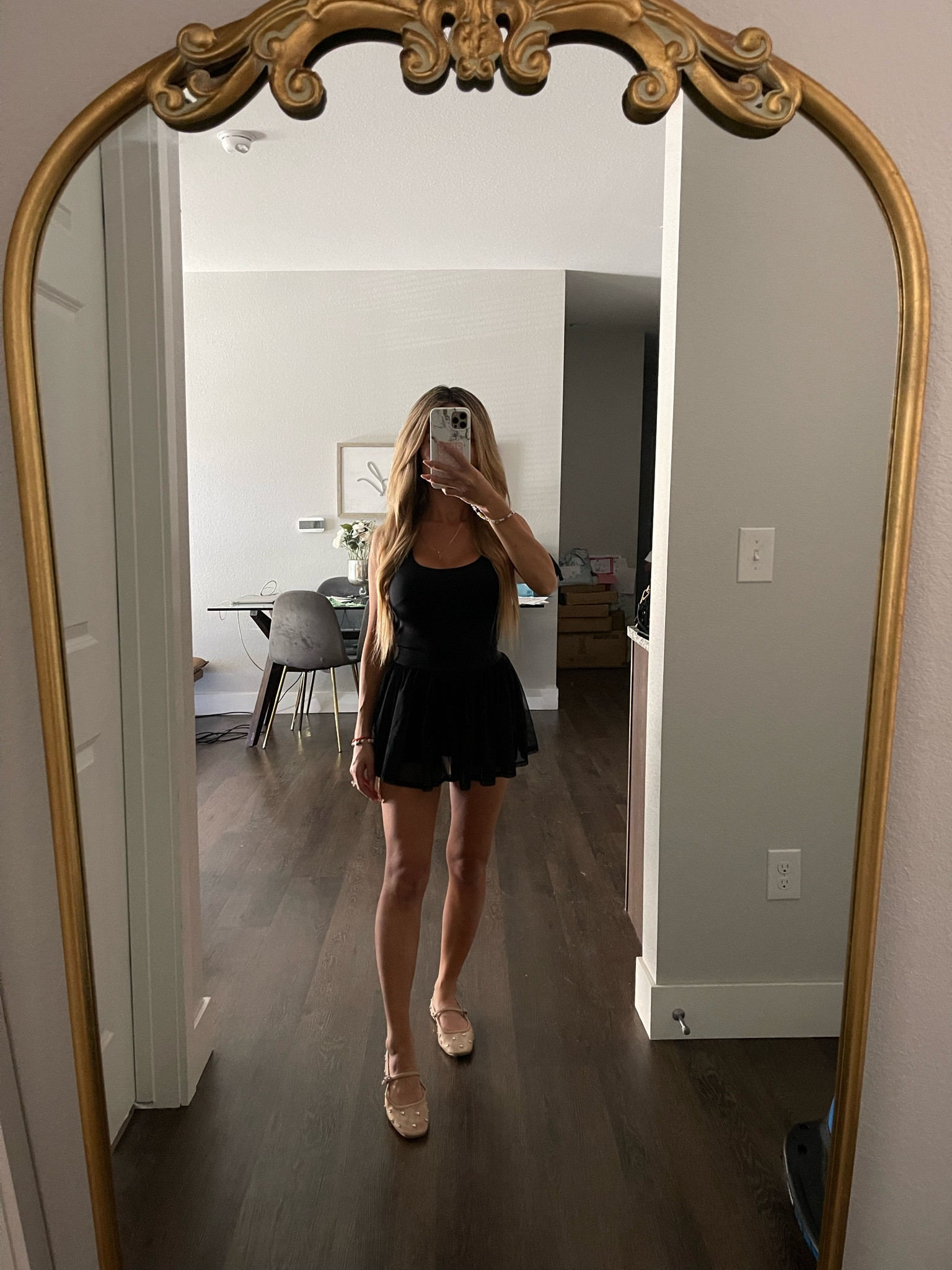 Sam Edelman ballet rhinestone flat dupe