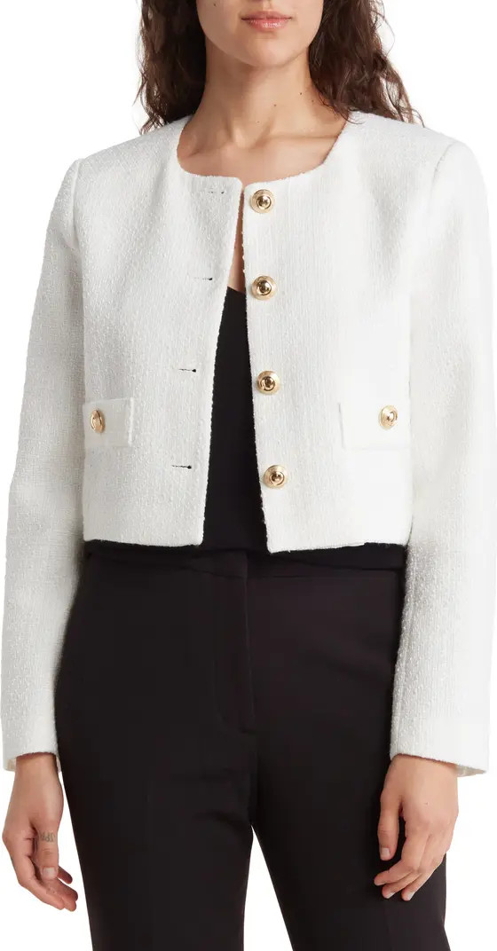 Crop Tweed Jacket | Nordstrom Rack