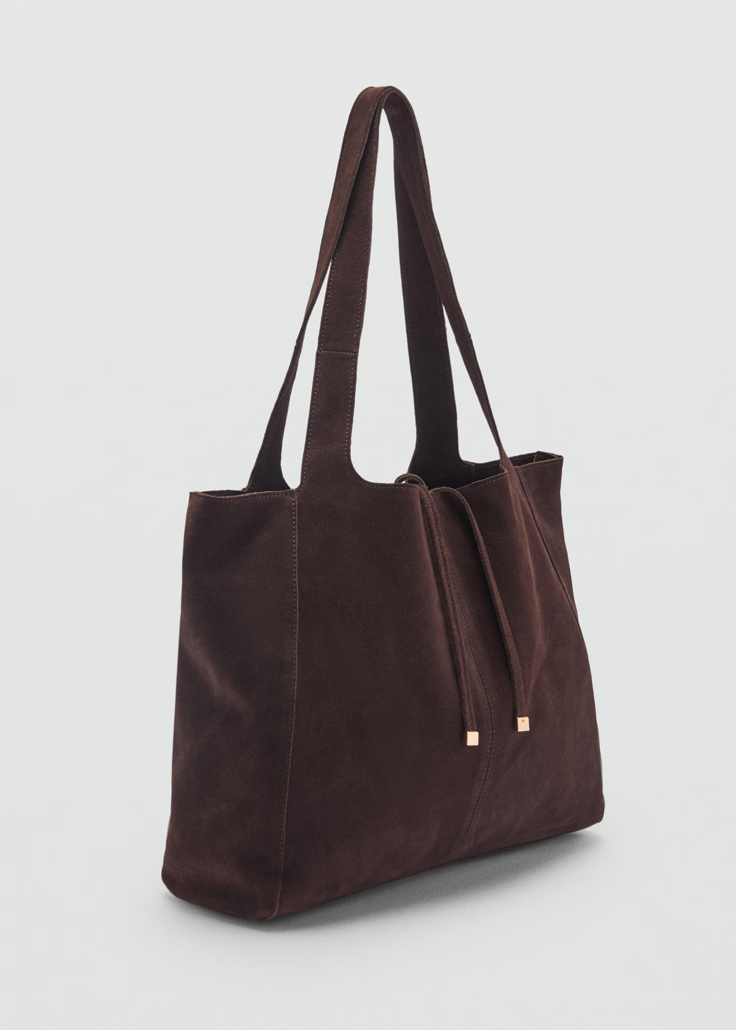 Suede shopper bag | MANGO (UK)
