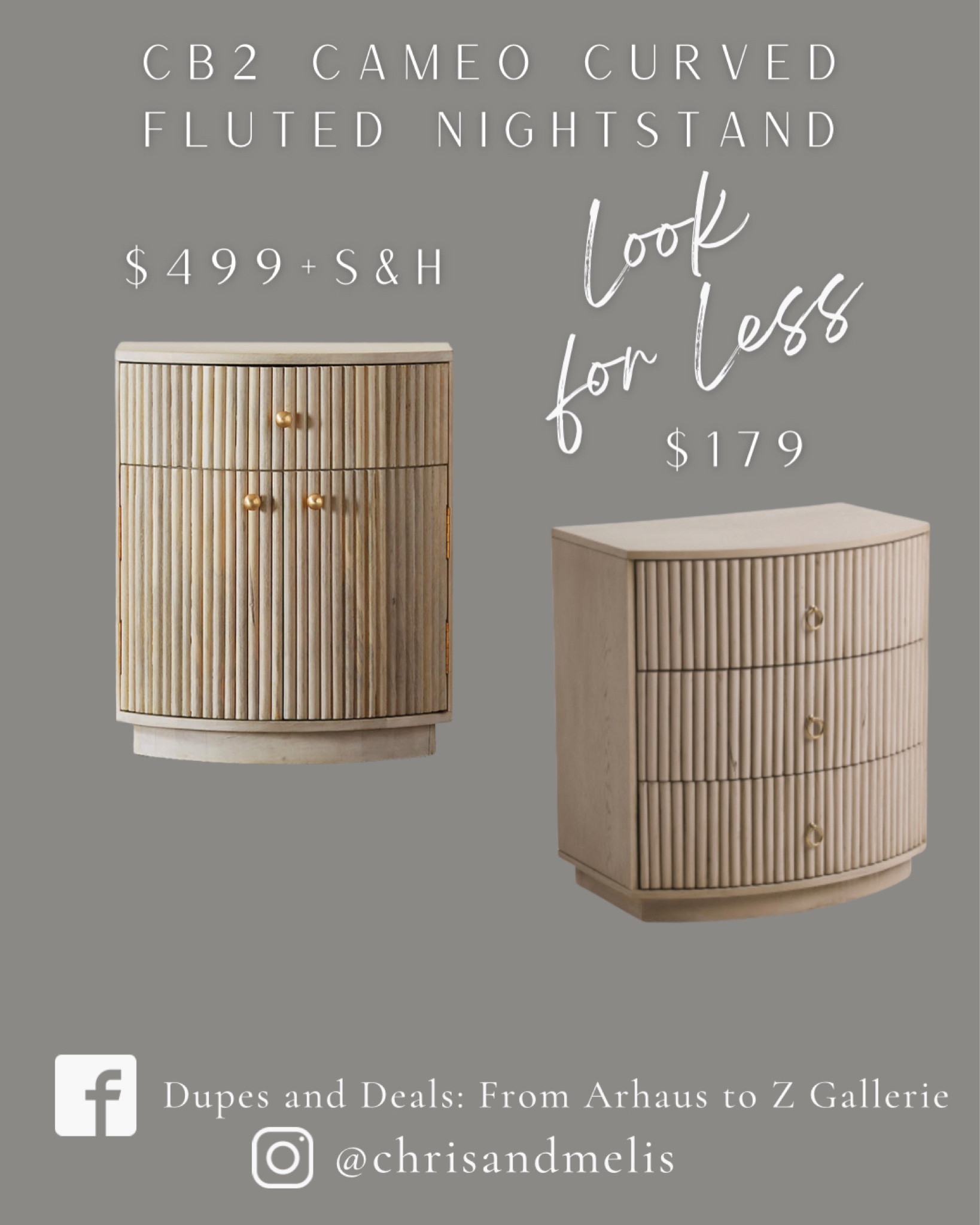 Finally a restock for the CB2 Cameo Whitewashed Fluted Nightstand!

#LTKsalealert #LTKhome #LTKGiftGuide