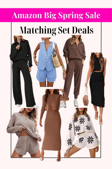 Amazon big spring deals on matching sets! Two piece outfit 

#LTKstyletip #LTKsalealert