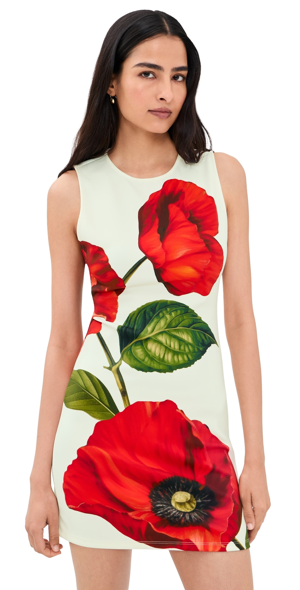 ALICE + OLIVIA Wynell Fitted Mini Dress Summer Poppy 2 | Shopbop