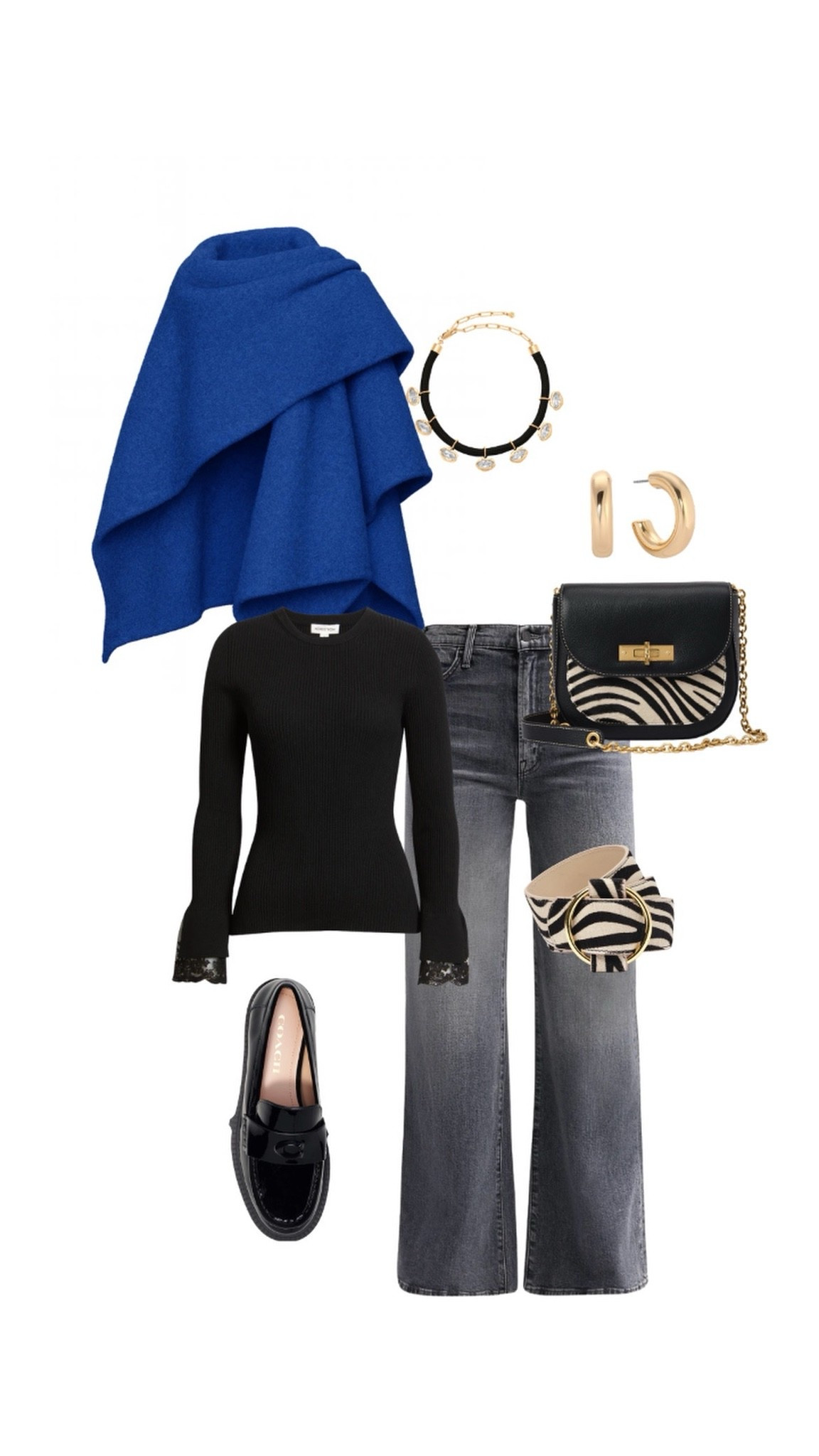 Ok… our eyes immediately went to this beautiful cobalt blue wrap!! Perfect for those days when it starts getting chilly!

#LTKSeasonal #LTKOver40
