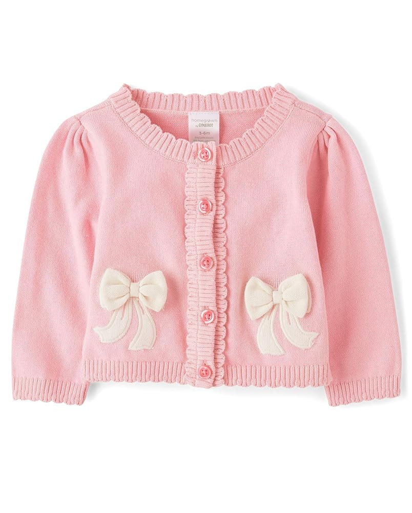 Gymboree Baby Girls' Button Up Cardigan Sweater | Amazon (US)