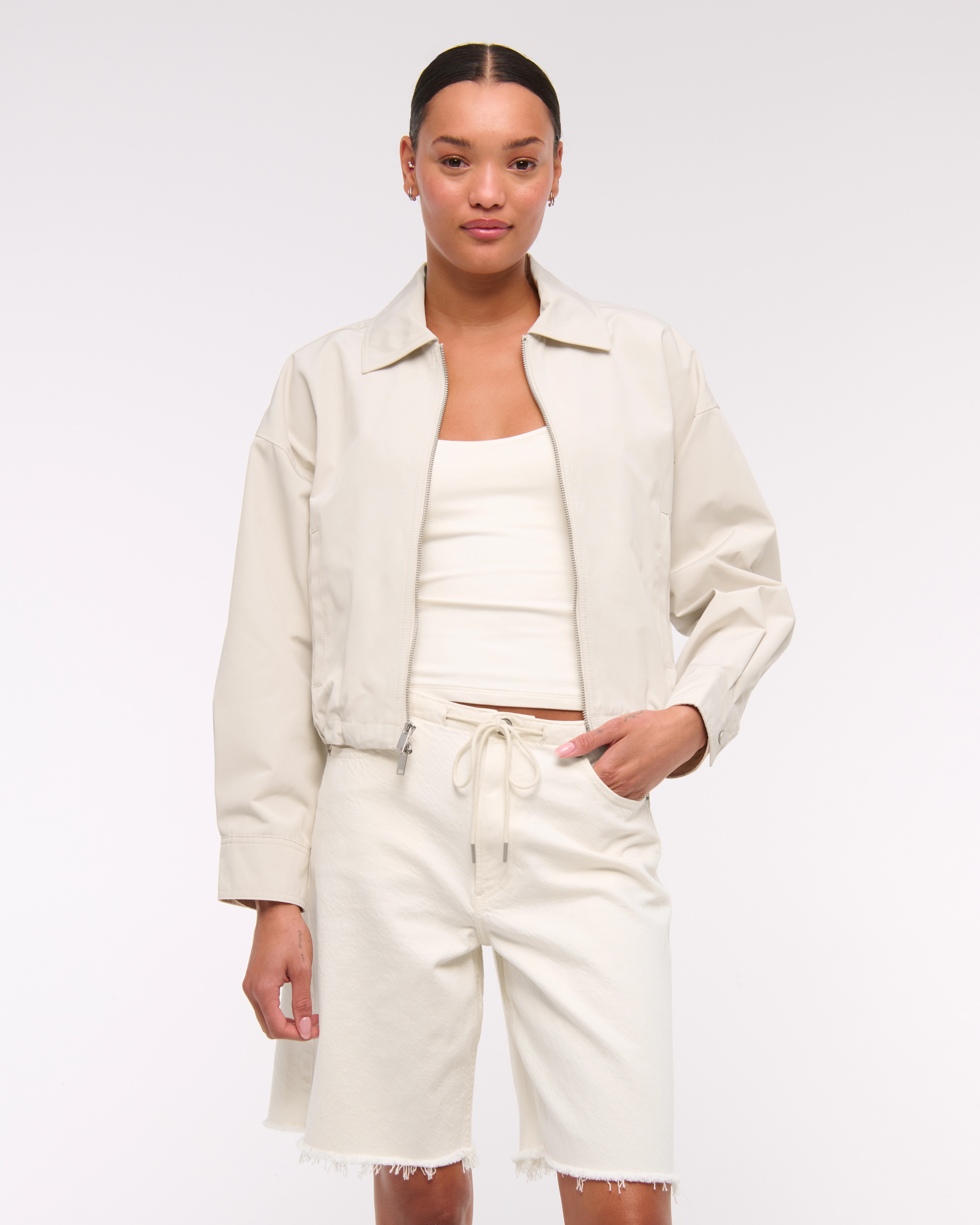 Mid Rise Jort | Abercrombie & Fitch (US)