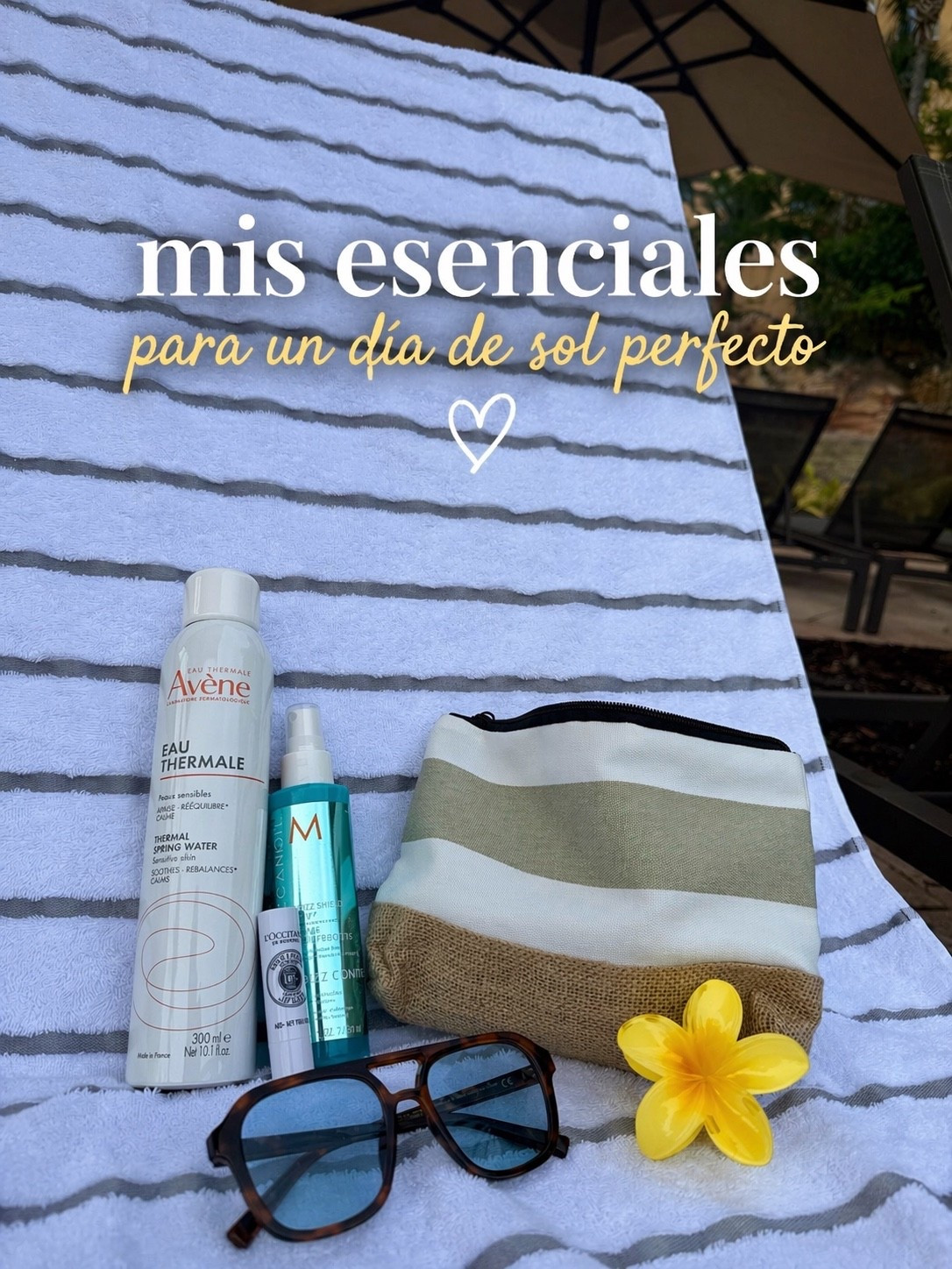 Mis esenciales para un día de sol perfecto ☀️✨

Estos son los productos que siempre llevo conmigo para mantener la piel hidratada, proteger el cabello y sentirme fresh todo el día 🤍

#LTKbeauty #summeressentials #beachdayfavorites #beautyfinds #vacationessentials #skincarefavorites #ltkit #summermusthaves #lifestylecreator #amazonfinds 