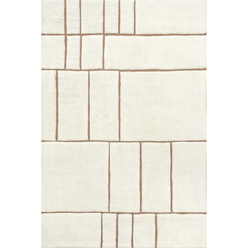 Arvin Olano x Rugs USA Brega Geometric New Zealand Wool Area Rug | Wayfair North America
