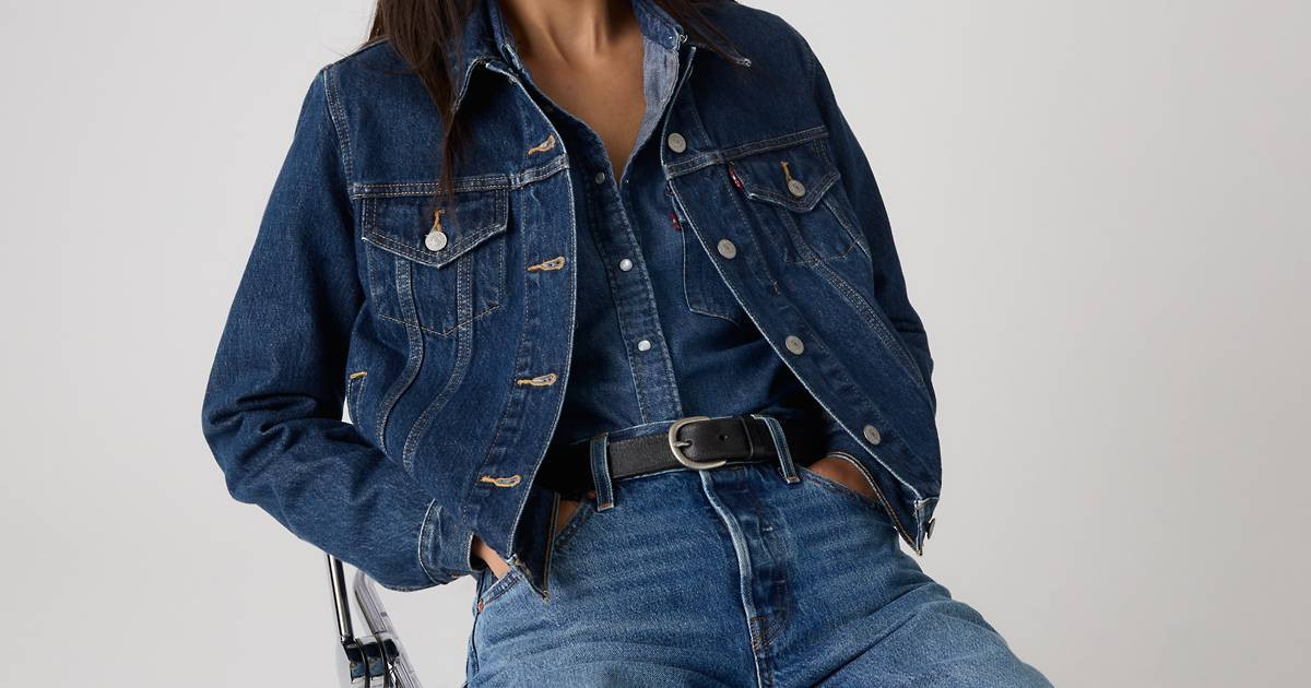 Model is 5'10", Waist 26", Wearing Size S | Levi's US