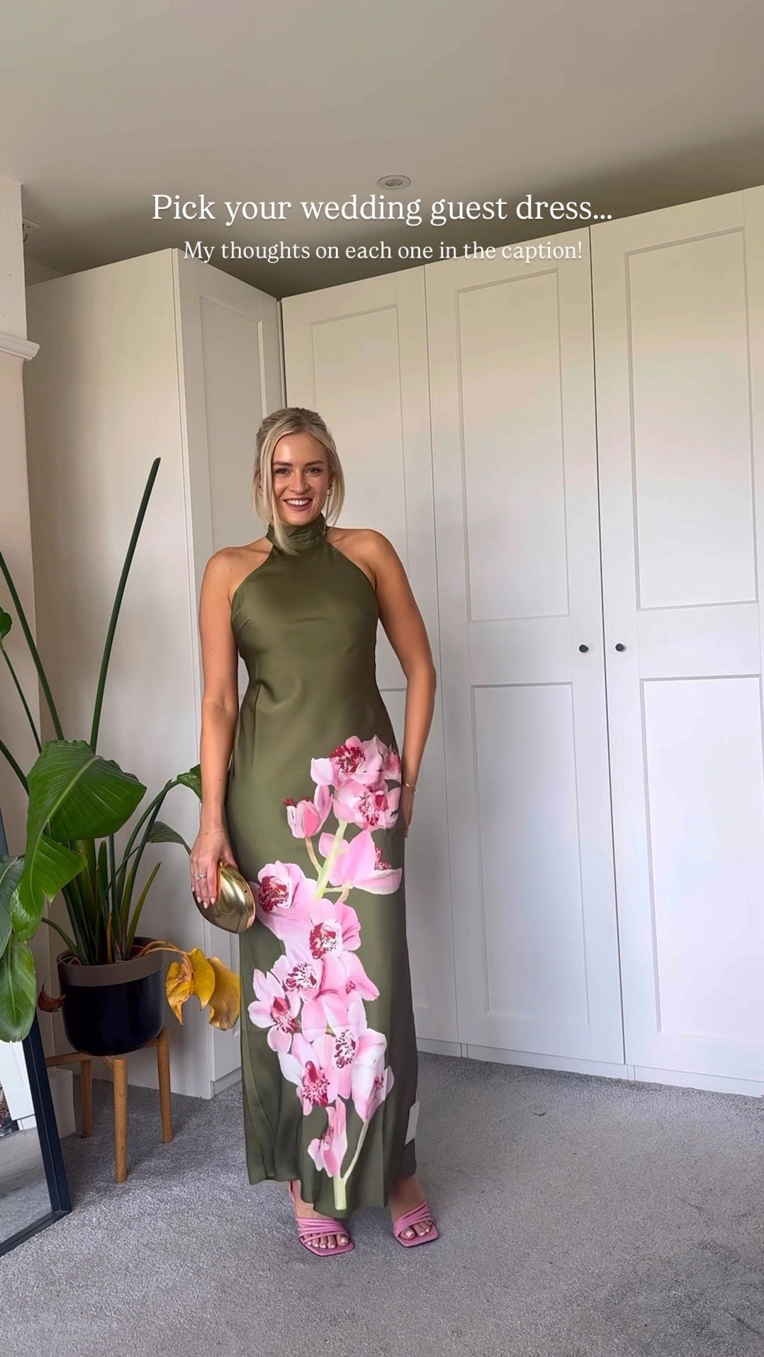6 wedding guest dresses! Which is your fave? 

1. LOVE the pink and green together, the neck and the back are stunning 👏🏼

2. This was definitely the comfiest! Love a nice floaty style and love the colours! 

3. Amazing colour but very tight - definitely size up in this one! 

4. A very classy shape and style, the shade of powder blue is stunning! Chucked this in the basket last minute but actually really like it! 

5. I really love this but not sure if the split is too high for a wedding?! Maybe more of a holiday dress?

6. Stunning LOVE the back and the colour! 